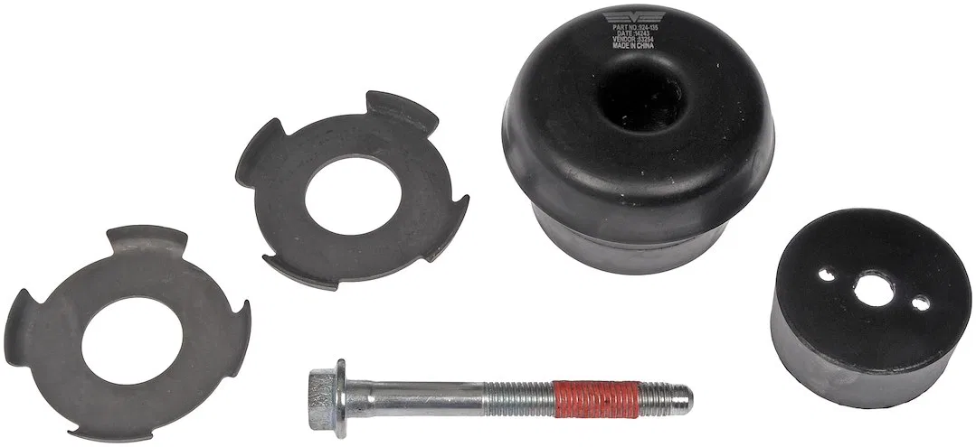 924-135 – DORMAN Body Mount Bushings, OE Replacement Black Rubber With Lower Bushing/Upper Bushing/Bolt